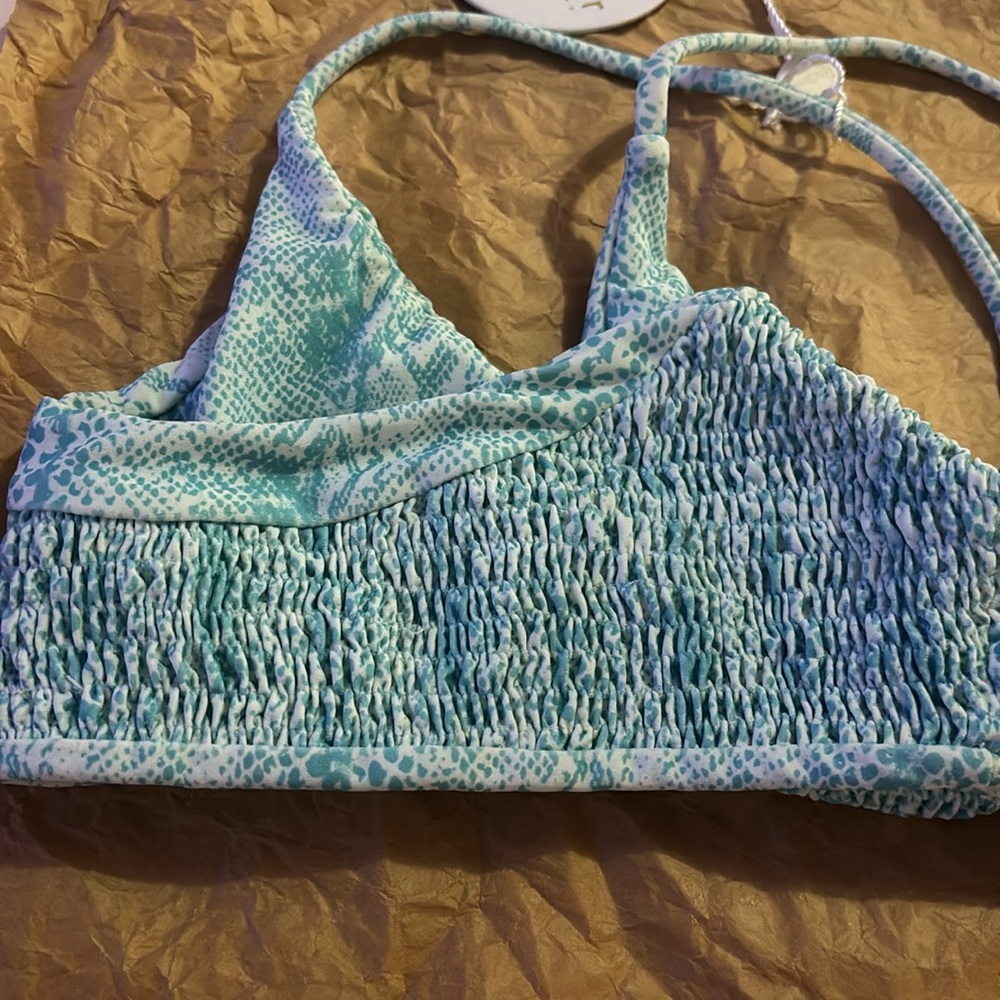 Tori Praver top- Cabo Top snake Azul - Picture 6 of 7